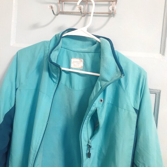 DANSKIN NOW BLUE WIND JACKET- (L) 12/14 - Picture 6 of 7